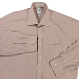 Yves Saint Laurent YSL Button Shirt Mens 16/32-33 Pink Dress Casual Luxury